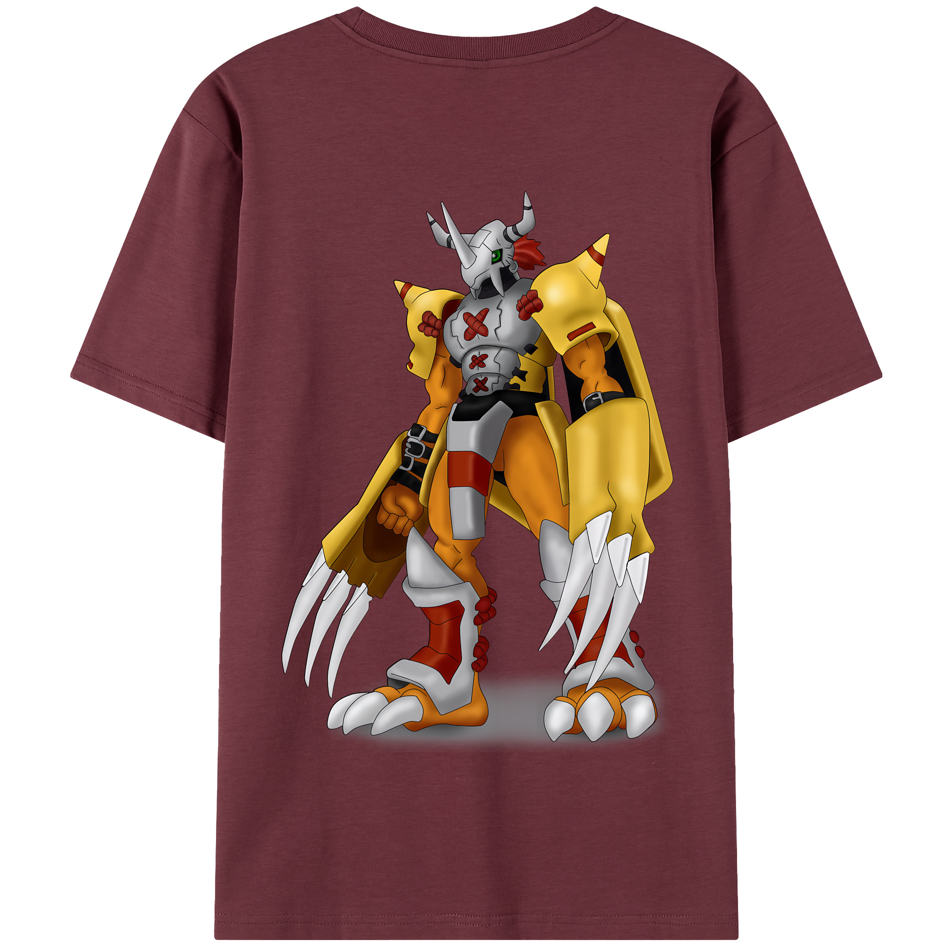 （画像用） Digimon デジタルモンスター/デジモン 綿100％半袖Tシャツ（背面プリント）